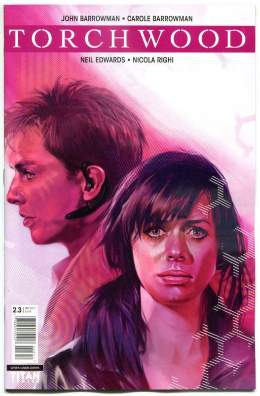 TORCHWOOD #3 A, NM, Captain Jack, Dr Who, 2017, John Barrowman, Claudia Caranfa