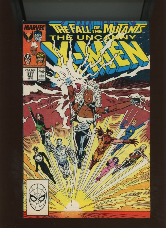 (1988) The Uncanny X-Men #227: COPPER AGE! KEY ISSUE! (8.0/8.5)