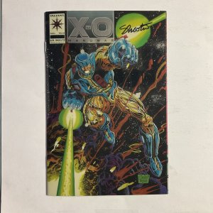 X-O Manowar 0 1993 Signed by Jim Shooter Valiant NM near mint