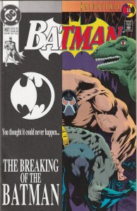 Batman # 493 Variant Rare 2nd Printing Cover NM DC 1993 [X1]