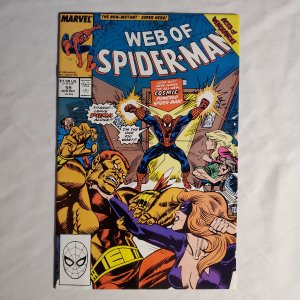 Web of Spider-Man 59 Very Fine- Cover by Alex Saviuk