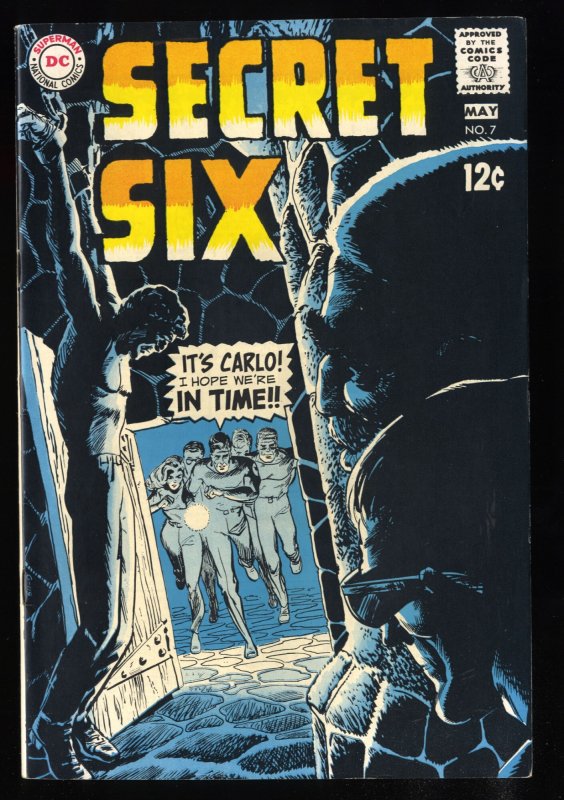 Secret Six #7 VF+ 8.5 White Pages