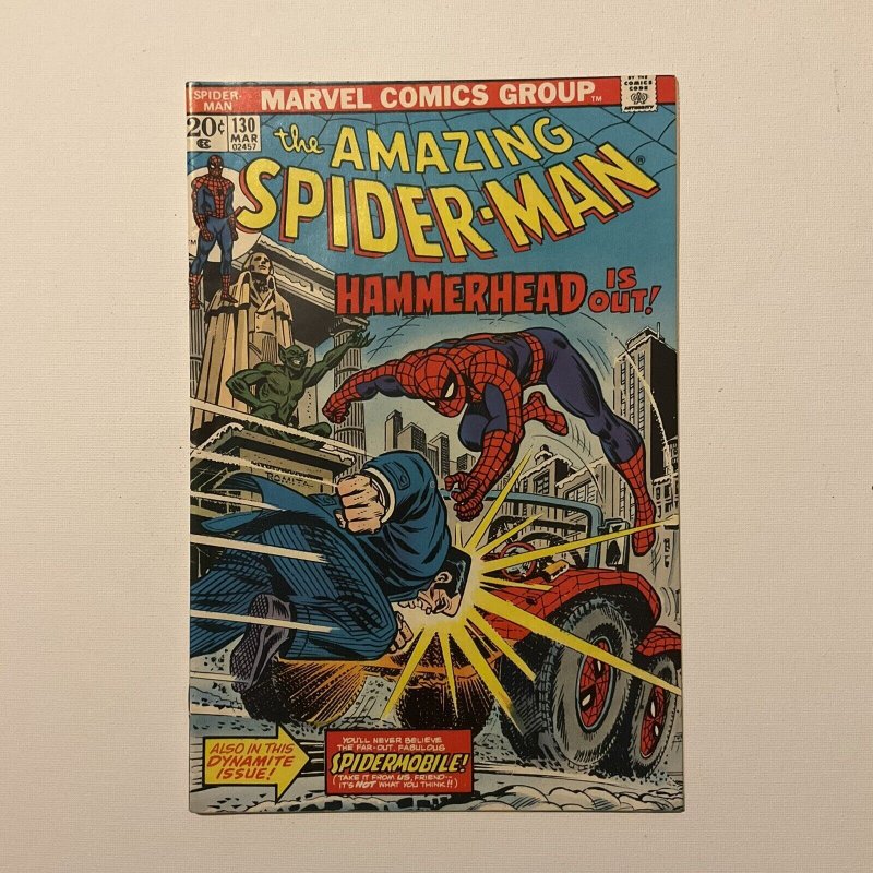 Amazing Spider-Man 130 Very Fine+ Vf+ 8.5 Marvel 1974