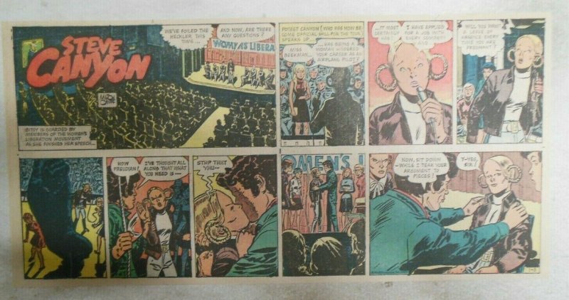 (51) Steve Canyon Sundays by Milton Caniff 1971 Complete Year ! Most Thirds !