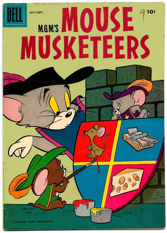 MGM's MOUSE MUSKETEERS #8 & 9 (1957) 72 pages of Great Harvey Eisenberg ...