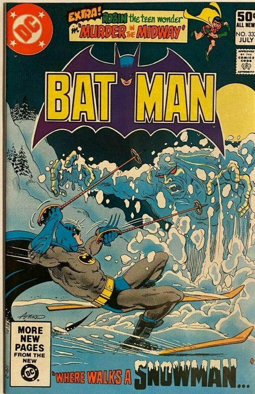 Batman #337 8.5 VF+ (1981)