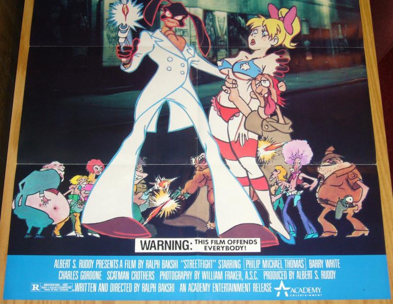 Ralph Bakshi's Street Fight movie poster - 33.25 x 22.5 academy entertainment 