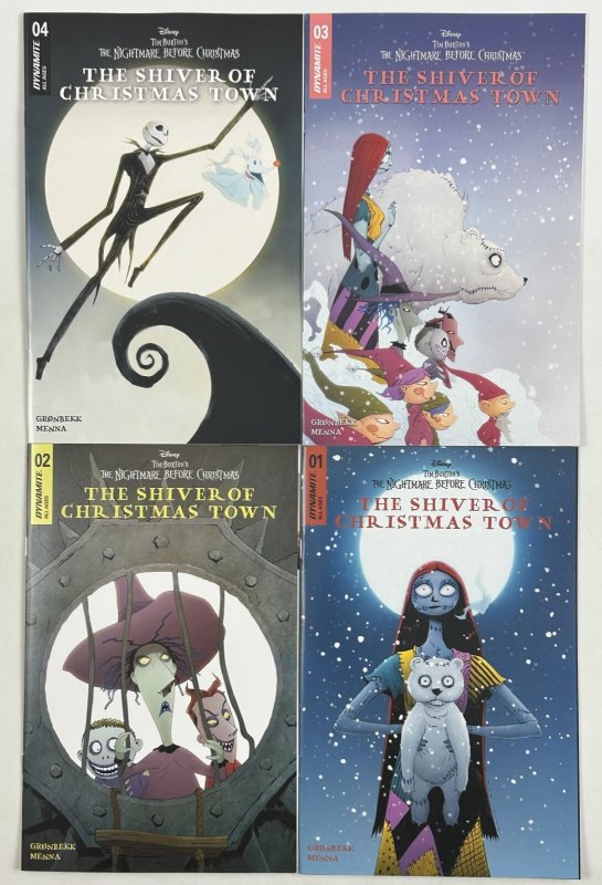 Nightmare Before Christmas: The Shiver of Christmas Town #1-4 VF/NM ; Dynamite