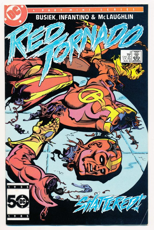 Red Tornado (1985) #1-4 VF Complete series