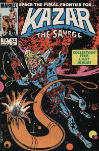 Ka-Zar the Savage #34 FN ; Marvel | Last Issue