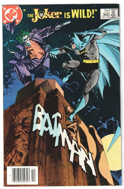 Batman #366 (1983) Jason Todd as Robin! Joker cover!