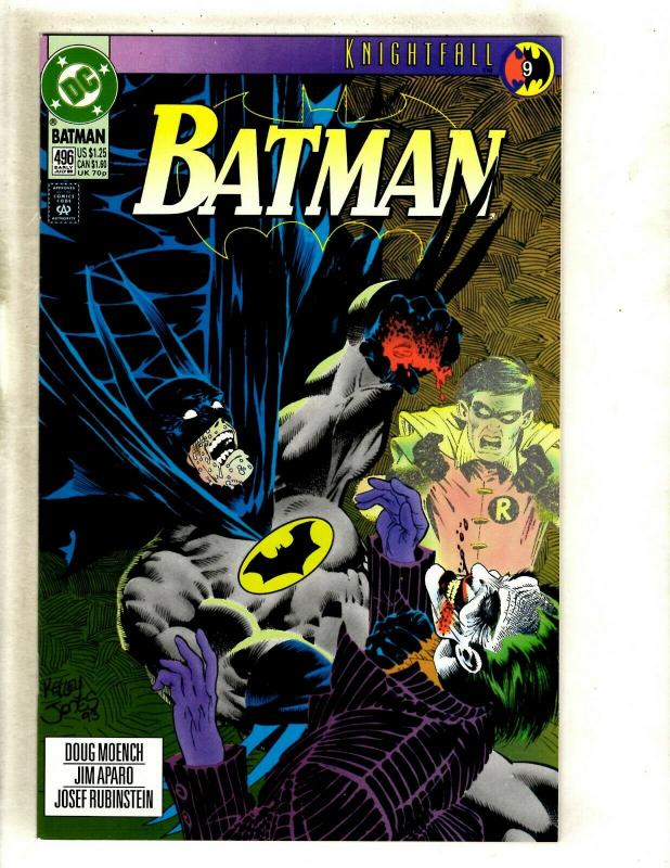 Batman Knightfall COMPLETE 19 Part DC Comics Series # 1-19 492-500 659-666 SM8