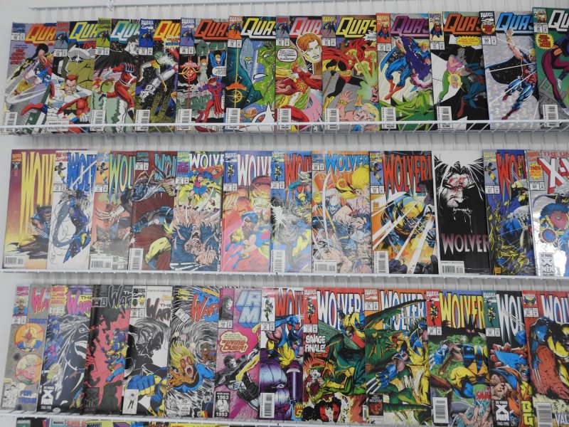 Huge Lot of 210+ Comics W/ Iron Man, Moon Knight, Wolverine Avg. FN+ Condition!