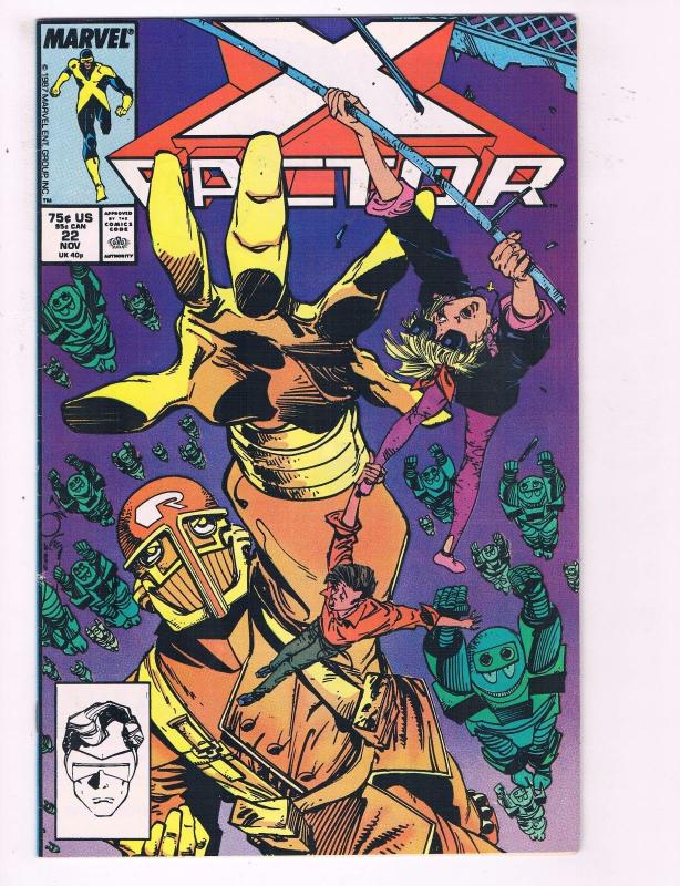 X-Factor #22 VF Marvel Comic Book 1987 X-Men Cyclops DE7