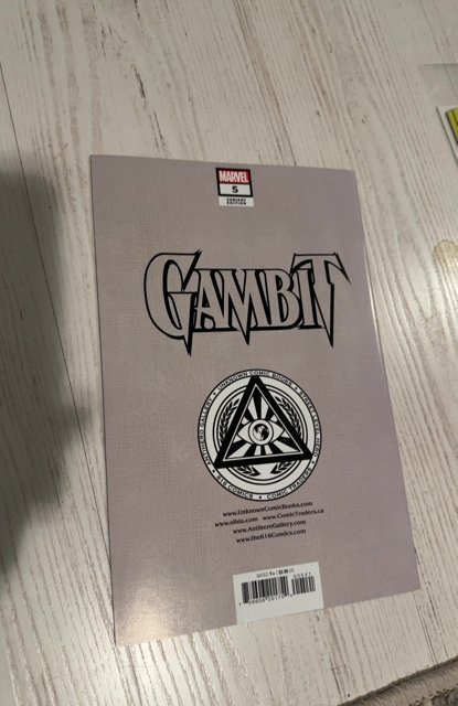 Gambit #5 - Exclusive Virgin Variant Cover by Ivan Tao - Marvel Comics