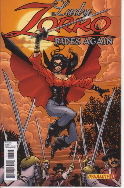 Zorro Rides Again #10 VG; Dynamite | low grade comic - save on shipping - detail