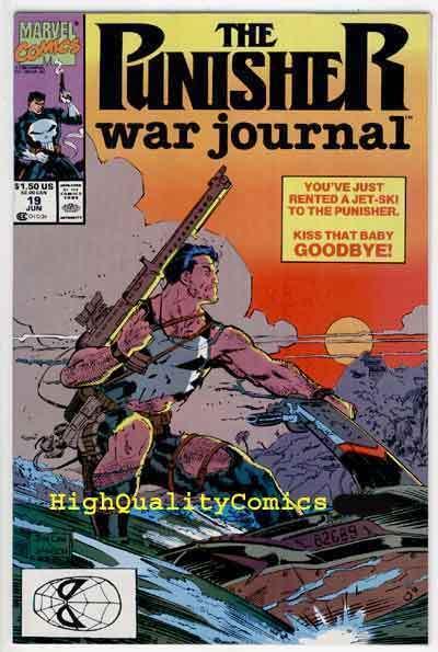 PUNISHER WAR JOURNAL #19, NM+, Jim Lee, Hawaii, Potts, more Marvel in store