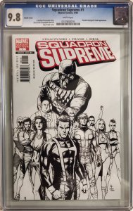 Squadron Supreme #1 Sketch Variant CGC 9.8