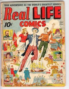 Real Life Comics #1 FAIR; Standard | low grade comic - save on shipping - detail 