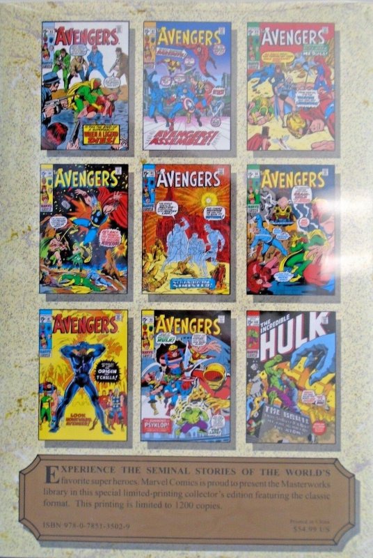 Marvel Masterworks Vol. 117 - The Avengers - Limited to 1200!