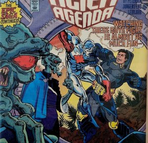 1991 DC Comics Armageddon The Alien Agenda #1 Comic Book Vintage Capt Atom 