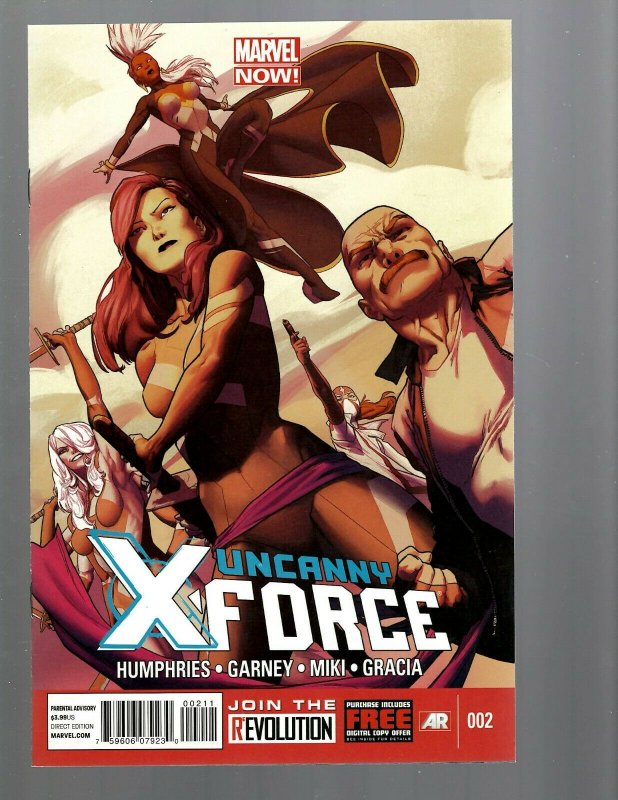 12 Comics Uncanny X-Force #1 2 2 3 1 Doop 1 X-Club 1 X-Men Gold 1 and more J446