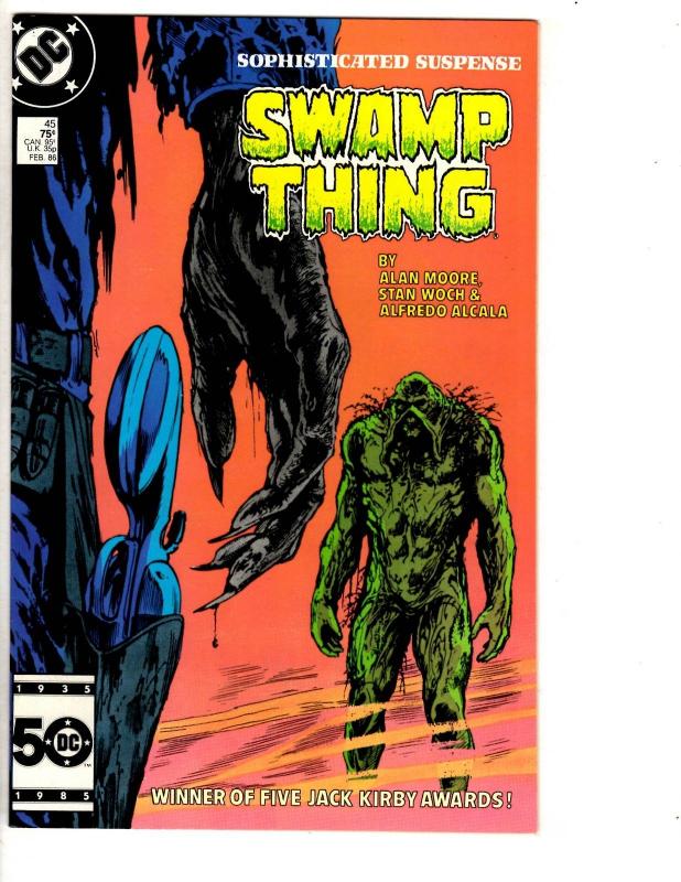 Swamp Thing # 45 NM DC Comic Book Alan Moore Batman Superman Flash Aquaman TD6