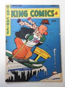 King Comics #117 (1946) GD/VG  moisture stain, ink fc, rust on staple, stamp fc