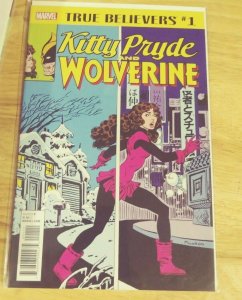 TRUE BELIEVERS  KITTY PRIDE AND  WOLVERINE # 1  2019  marvel