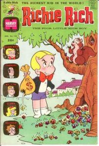 RICHIE RICH  (1960-1991) 124 F-VF Jan. 1974 COMICS BOOK