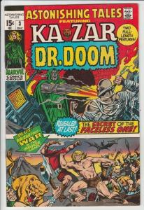 Astonishing Tales #3 Ka-Zar Dr. Doom strict VF/NM 9.0  High-Grade 