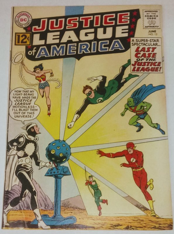 Justice League of America #12 (VG) 1st appearance of DR LIGHT (id#001)T