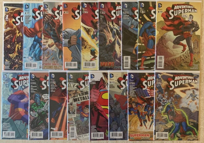 ADVENTURES OF SUPERMAN 1-17, SUPERMAN UNCHAINED 1-9 + VARIANTS | 31 TOTAL