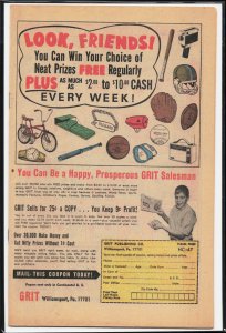 1979 VINTAGE 6.5X10 COMIC PRINT AD FOR GRIT