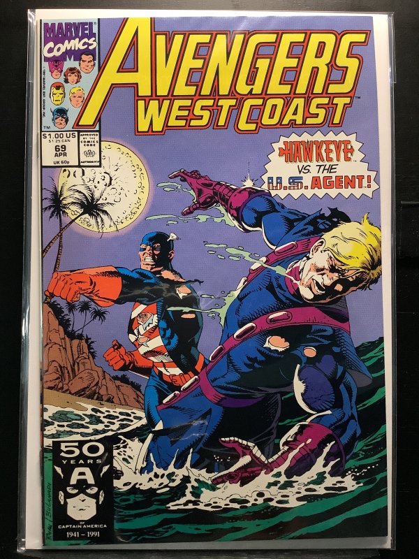 Avengers West Coast #69 Direct Edition (1991)