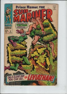 Sub-Mariner #3 vg to vg+  