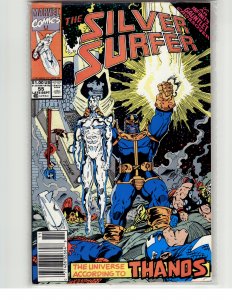 Silver Surfer #55 Newsstand Edition (1991) Silver Surfer
