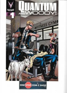 Quantum & Woody #1 2nd PRINT VARIANT signed Tom Fowler NM- VALIANT HOT SERIES