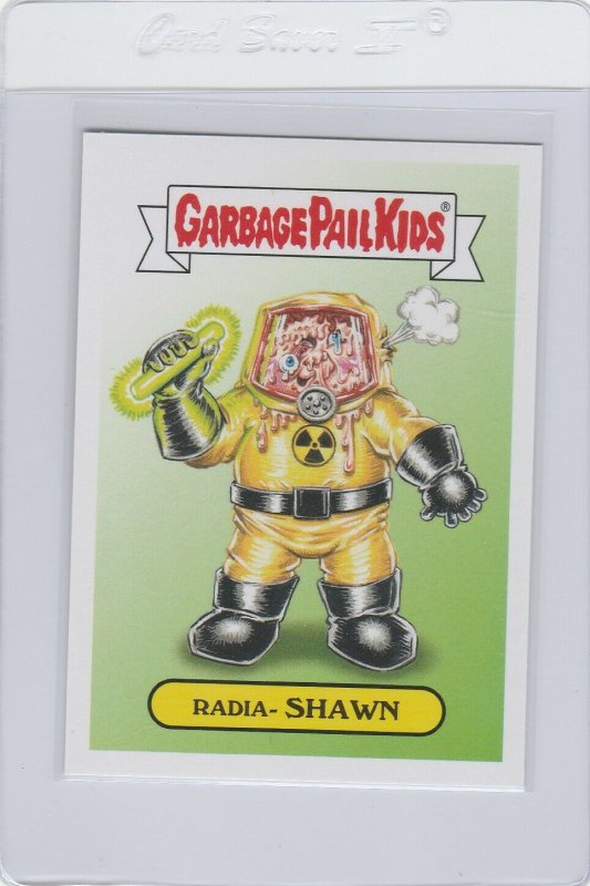Garbage Pail Kids Radia Shawn 14b GPK 2017 Adam Geddon trading card sticker