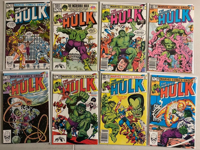 Incredible Hulk lot #241-299 + Ann. Marvel 1st Ser. (avg 5.5) 44 diff (1979-'84)