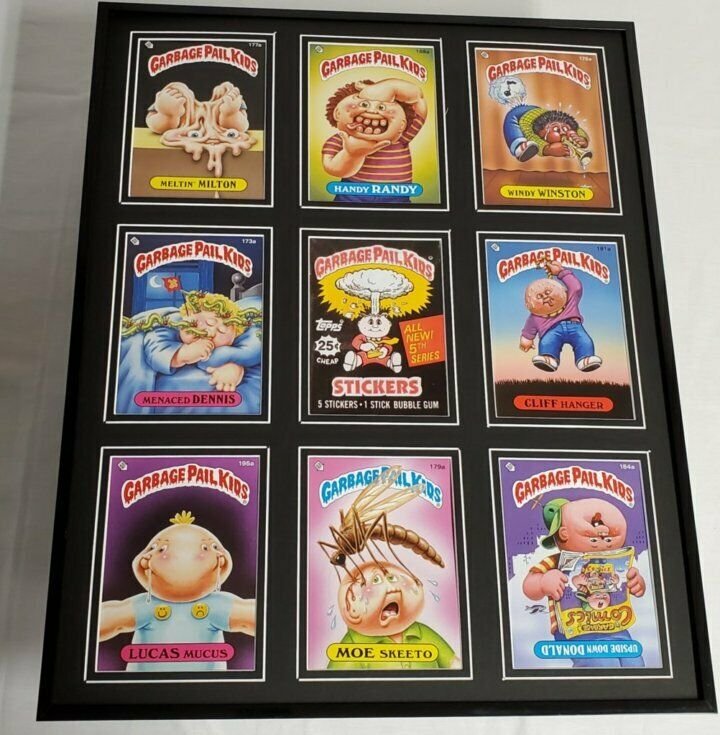 Garbage Pail Kids Series 5 Framed 16x20 Display