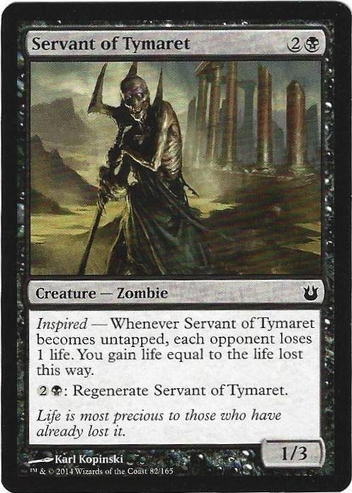 Magic the Gathering: Born of the Gods - Servant of Tymaret