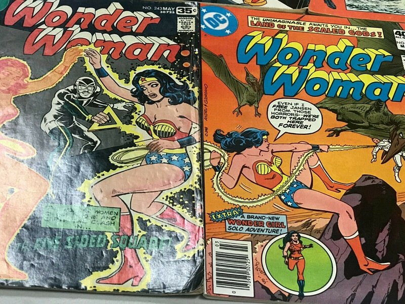 WONDER WOMAN#208-269 VG-VF LOT (7 BOOKS) 1973 DC BRONZE AGE COMICS