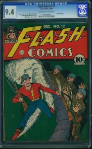 Flash Comics #12 (1940) CGC 9.4 NM