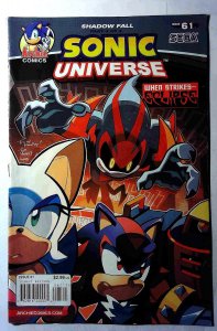 Sonic Universe #61 (2014) Archie Comics Shadow the Hedgehog 1st Print Comic Book