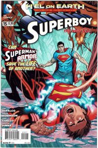 Superboy #15 (2011 v6) Tom DeFalco Superman Supergirl NM