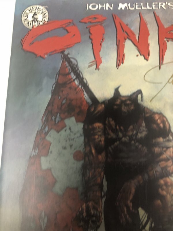 Oink Heaven’s  Butcher #3 (1996) Variant • Kitchen Sink • Signed By John Mueller