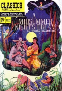 Classics Illustrated #87 A Midsummer Night's Dream By William Shakespeare Book