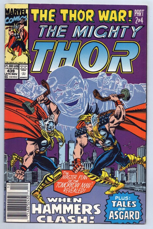 Mighty Thor #439 (Marvel, 1991) FN