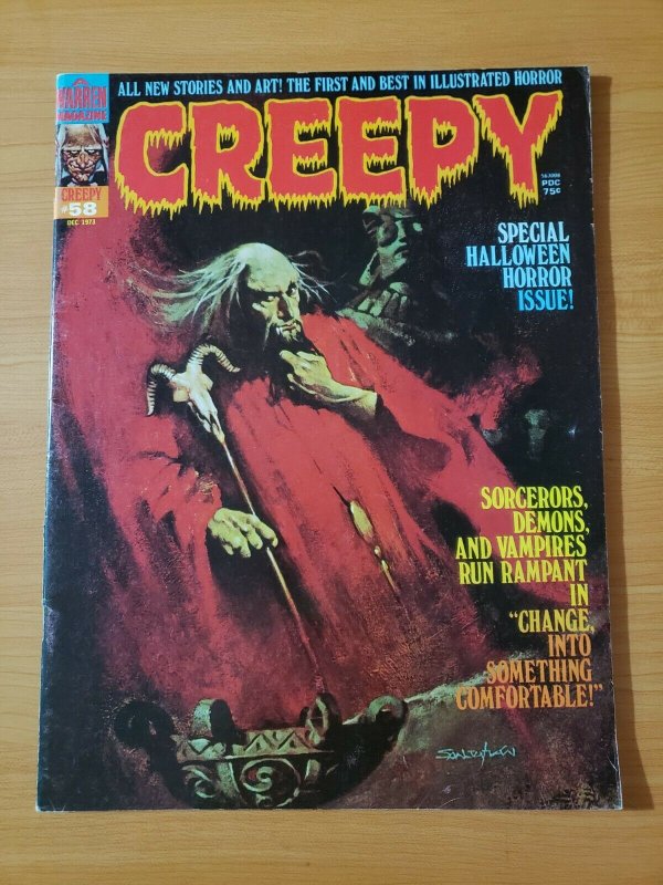 Creepy Magazine #58 ~ VERY FINE VF ~ 1973 Warren Magazine